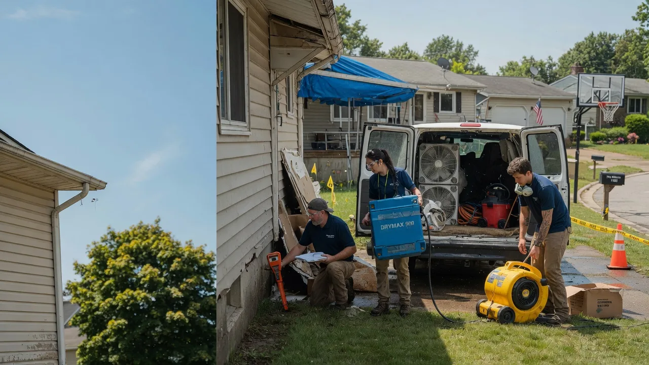 Ceiling Leak Cleanup in Coal Valley, IL near me
