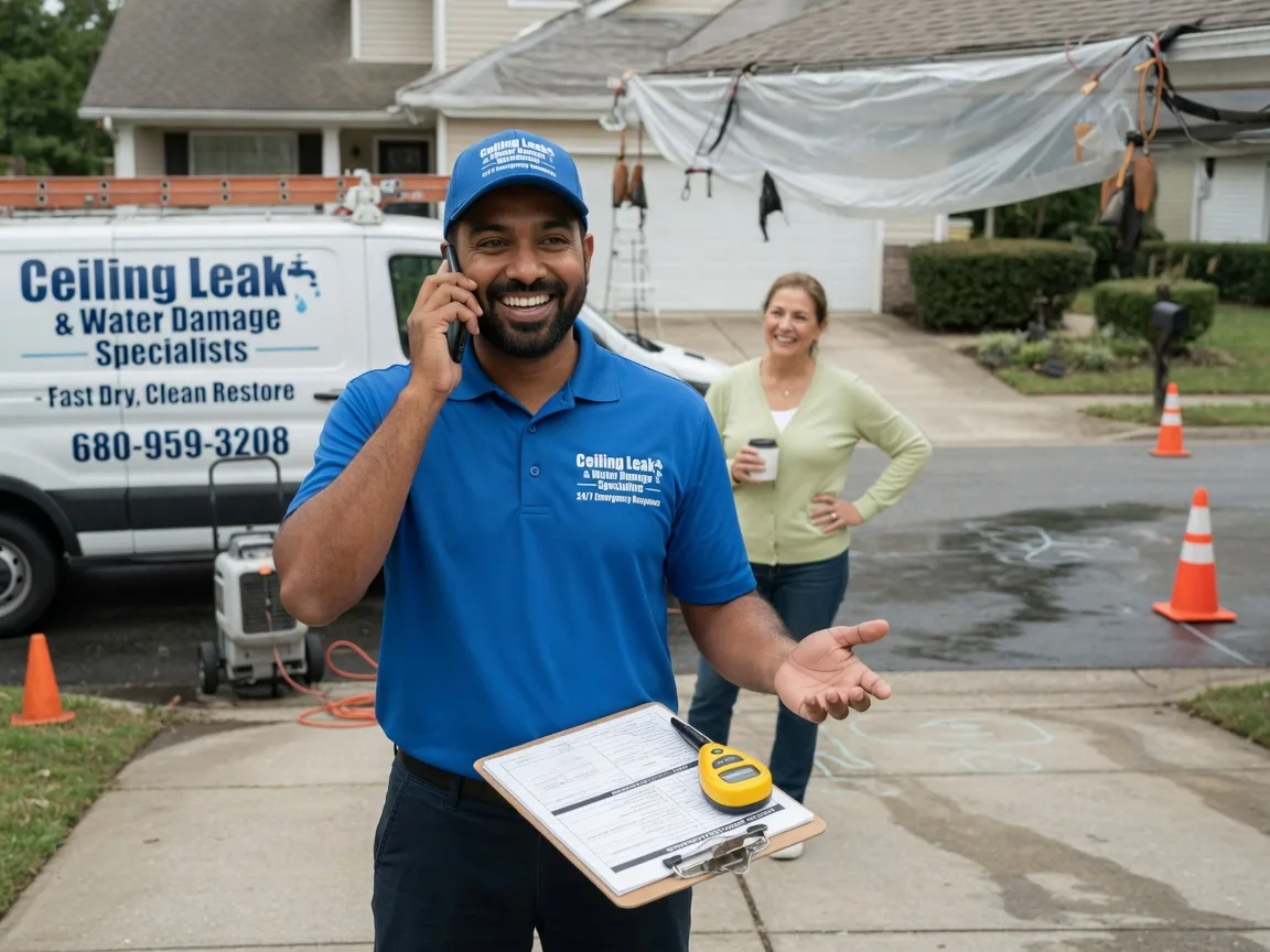 Ceiling Leak Cleanup Coal Valley, IL FAQs